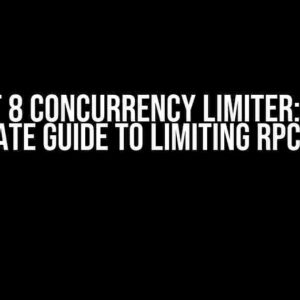 .NET 8 Concurrency Limiter: The Ultimate Guide to Limiting RPC Calls