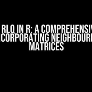 Spatial RLQ in R: A Comprehensive Guide to Incorporating Neighbourhood Matrices