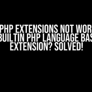 VS Code PHP Extensions Not Working Due to Builtin PHP Language Basics Extension? Solved!